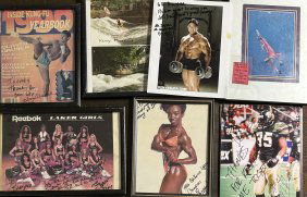 Autographed Lot, Olivier Gruner, Laker Girls And More