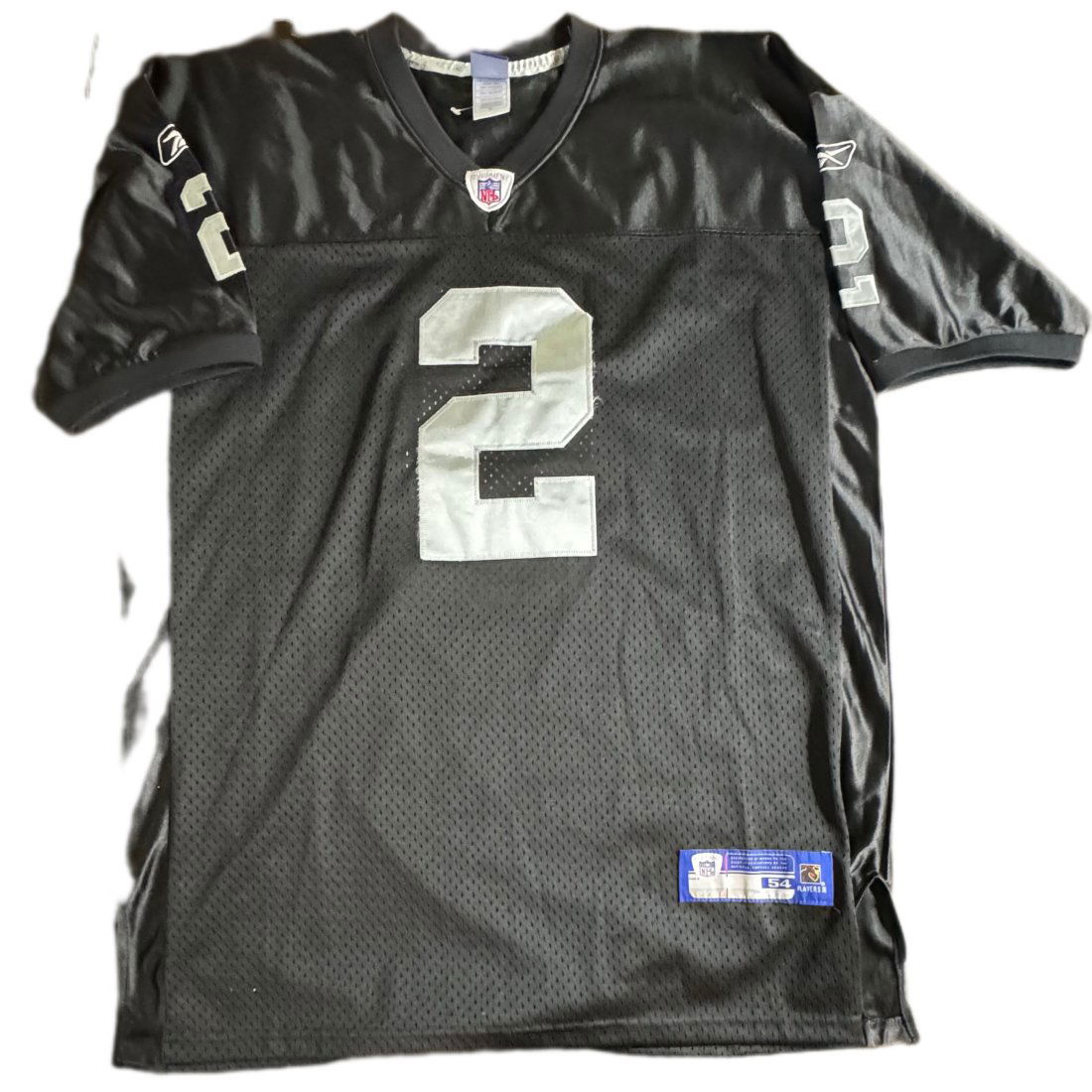 Jamarcus Russell Oakland Raiders NFL players Jersey Reebok: Used: Jamarcus Russell Oakland Raiders #2 NFL players Jersey Reebok size 54