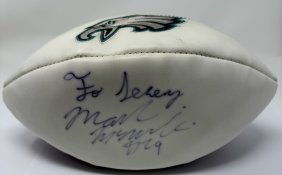 Philadelphia Eagles MARK McMILLIAN Autographed Football
