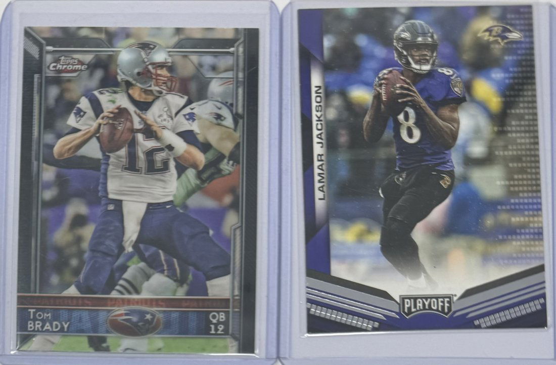 Tom Brady And Lamar Jackson Card (1 of 2)