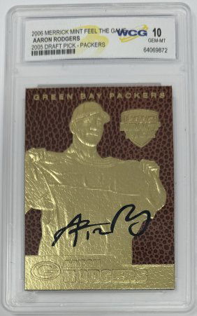 Aaron Rodgers Draft Pick Signature Series