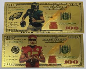 Patrick Mahomes And Jalen Hurts Bills