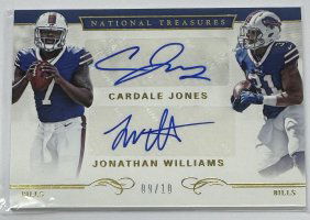 Cardale Jones Jonathan Williams Dual Auto /10