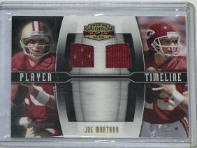 Joe Montana Game Used Patch Card /100