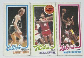 Larry Bird Julius Erving Magic Johnson Rookie