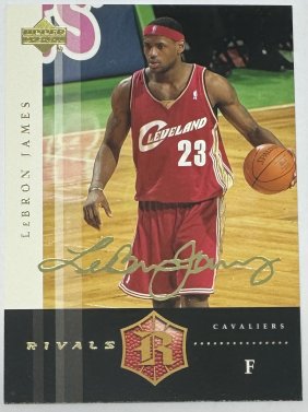 Lebron James Gold Signature