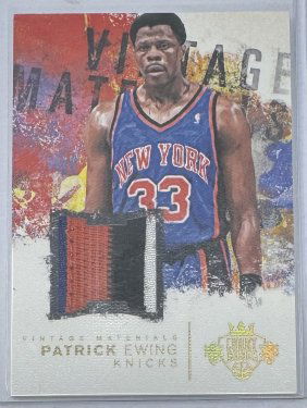 2014 Patrick Ewing Game Used Jersey Patch /25