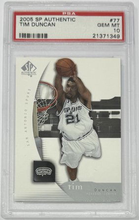 Tim Duncan PSA 10