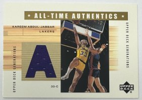 KAREEM ABDUL JABBAR Game Used Patch