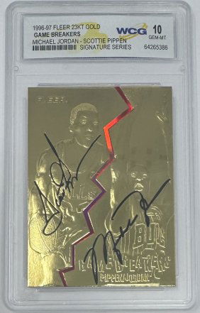 Michael Jordan And Scottie Pippen Signature Series