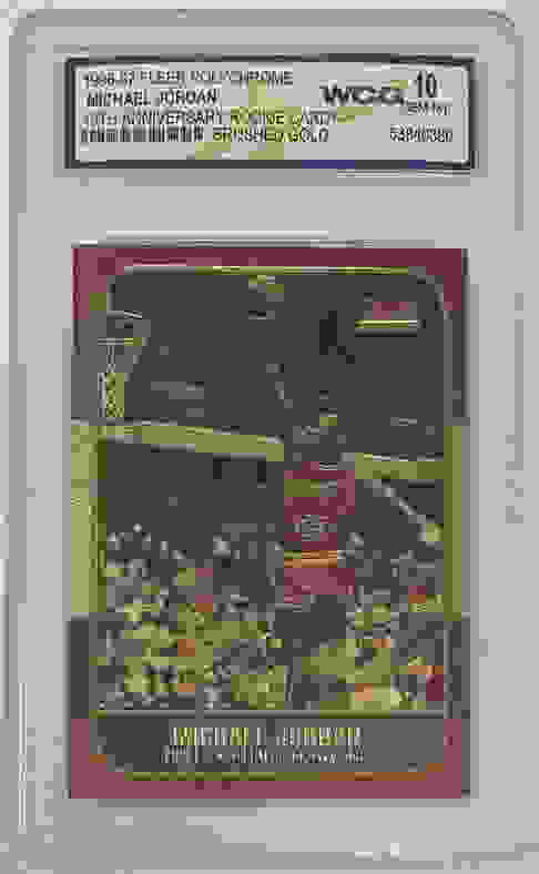 michael jordan gold card worth