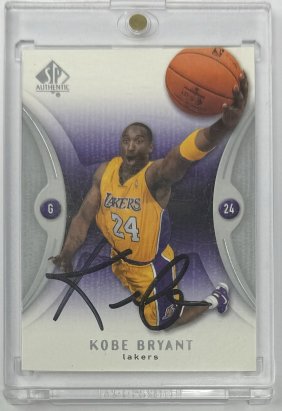 Kobe Bryant Auto Card