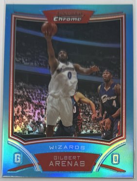 Gilbert Arenas Blue Refractor /99