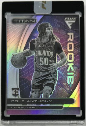 COLE ANTHONY TITAN SILVER Rookie ENCASED
