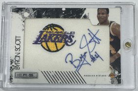 BYRON SCOTT PATCH AUTOGRAPH /199