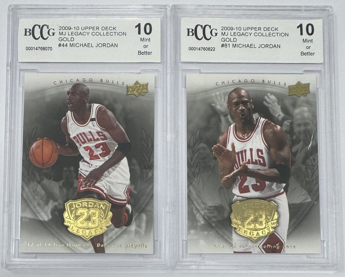 Michael Jordan Gold Legacy Cards (1 of 2)