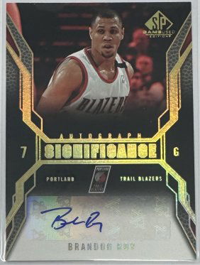 Brandon Roy Game Used Auto