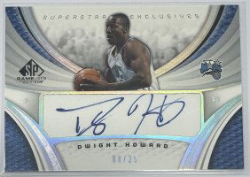 Dwight Howard Game Used Auto /25