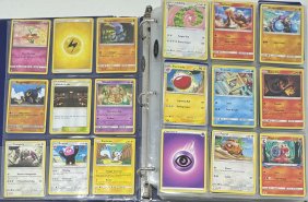 Large Binder Of Pokemon Cards