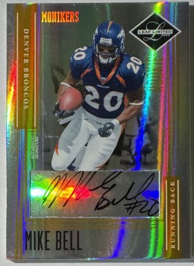 Mike Bell Gold Rookie Auto /40