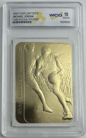 Michael Jordan Rookie Sticker