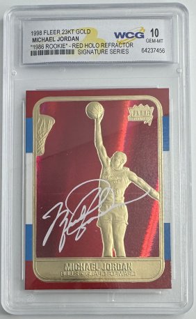 Michael Jordan Refractor Card