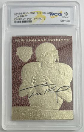 Tom Brady Draft Pick Card