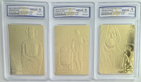 Star Wars Princess Leia , Obi Wan Kenobi And R2 D2 C-3PO Cards