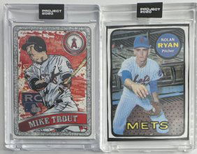 Mike Trout And Nolan Ryan Cards