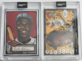 Jackie Robinson And Roberto Clemente Cards