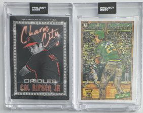 Cal Ripken Jr And Mark McGwire Cards