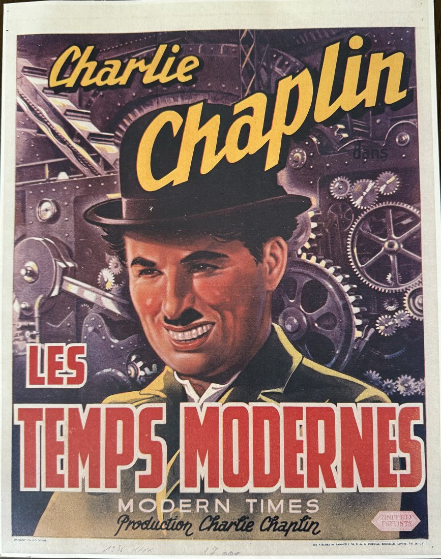 Les Temps Moderns Charlie Chaplin (1 of 1)