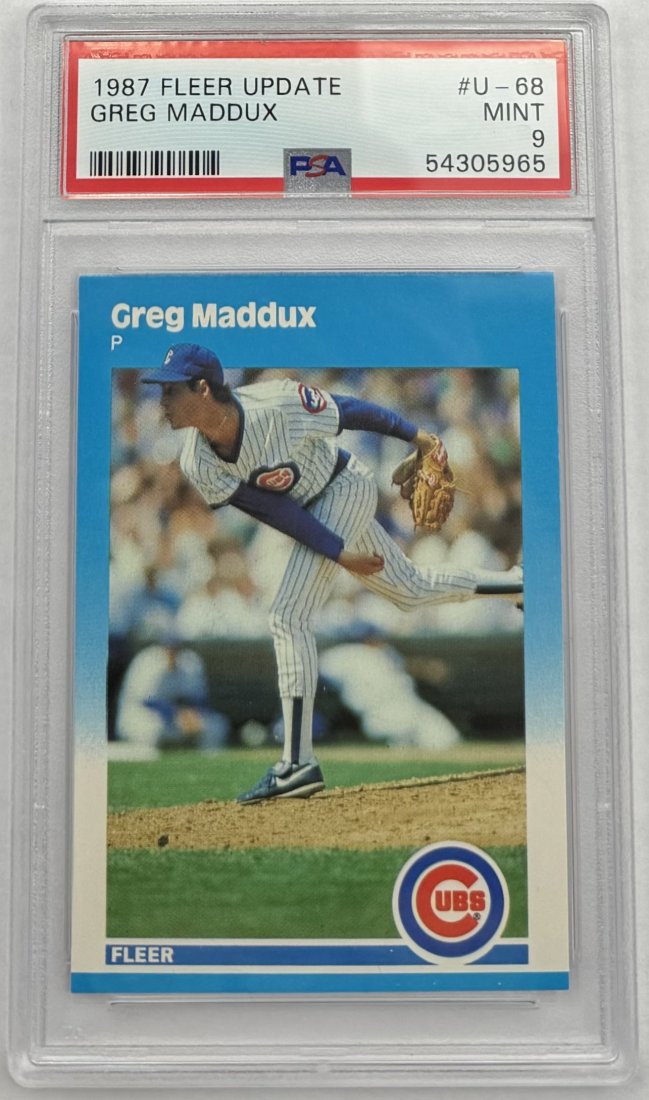 1987 Greg Maddux PSA Card (1 of 2)