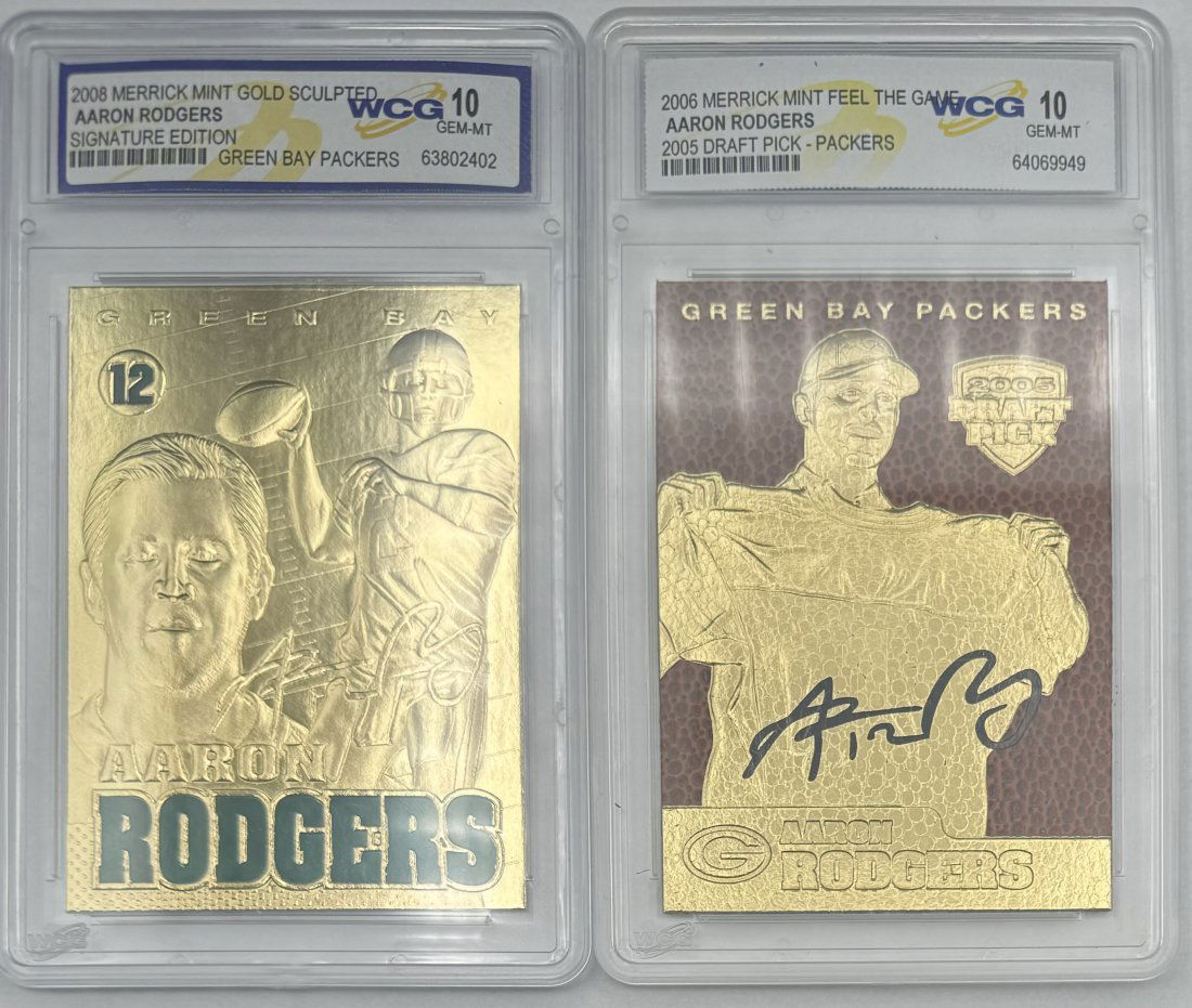 Aaron Rodgers Signature Series Cards (1 of 2)