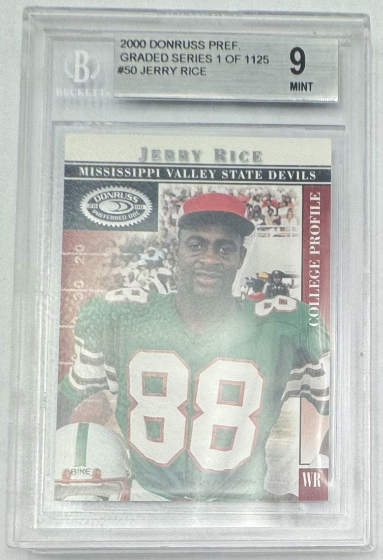 Jerry Rice BGS Card (1 of 2)