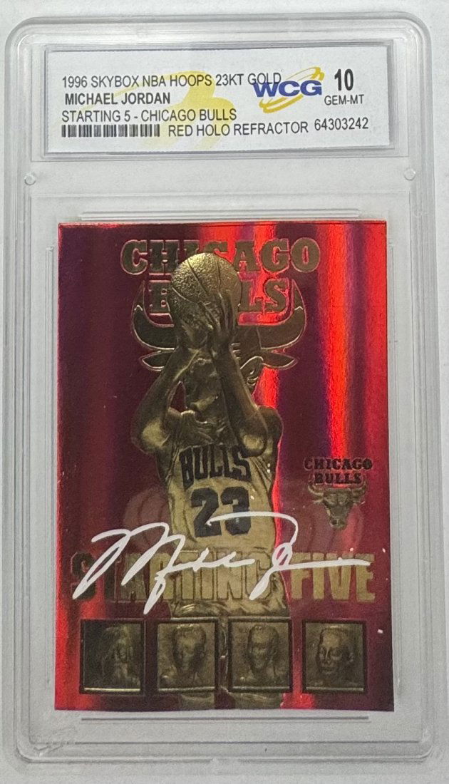 Michael Jordan Red Refractor Signature Edition (1 of 2)