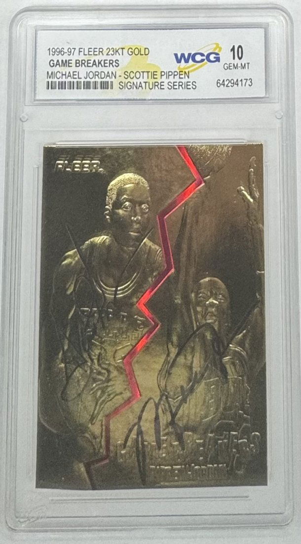 Michael Jordan And Scottie Pippen Signature Series Card (1 of 2)