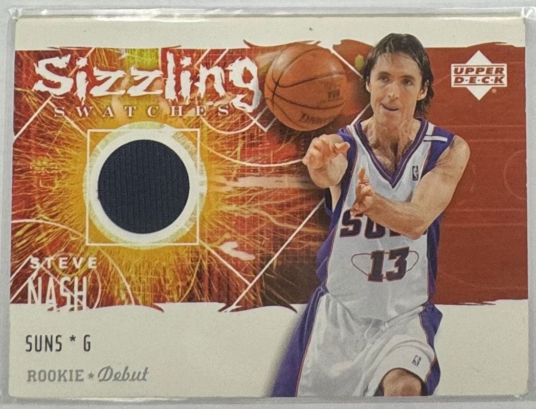 Steve Nash Game Used Patch Card (1 of 2)