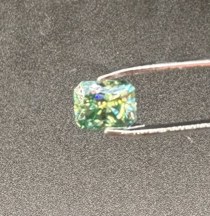 Radiant Yellow Green VVS Stone (1 of 3)