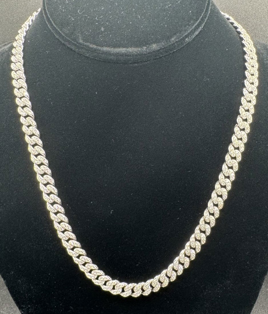 24 Inches Moissanite Necklace (1 of 3)