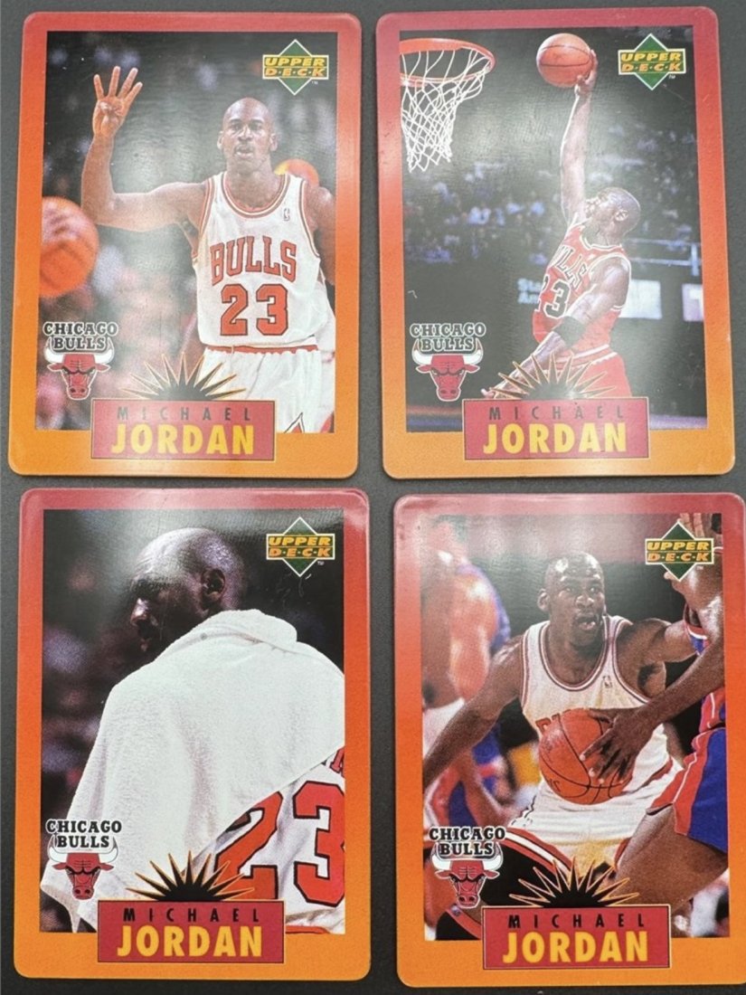 Michael Jordan Metal Cards: 1996 Michael Jordan Metal Cards with tin