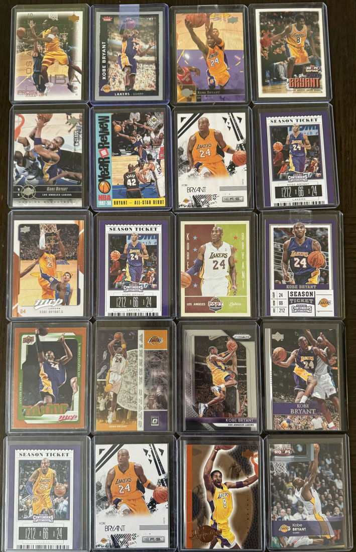 20 Kobe Bryant Cards Lot (1 of 3)