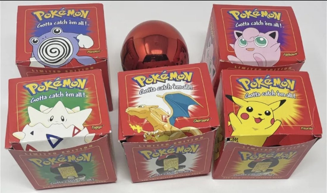 1999 Charizard Pikachu Mewtwo Pokemon Limited Edition Collection (1 of 1)