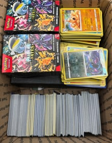 Hundreds Of Pokemon Cards Box