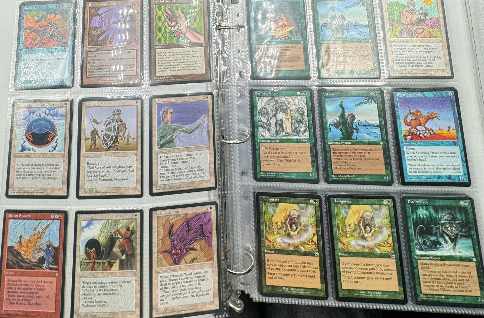 1990s Magic The Gathering Trading Cards Binder (1 of 7)