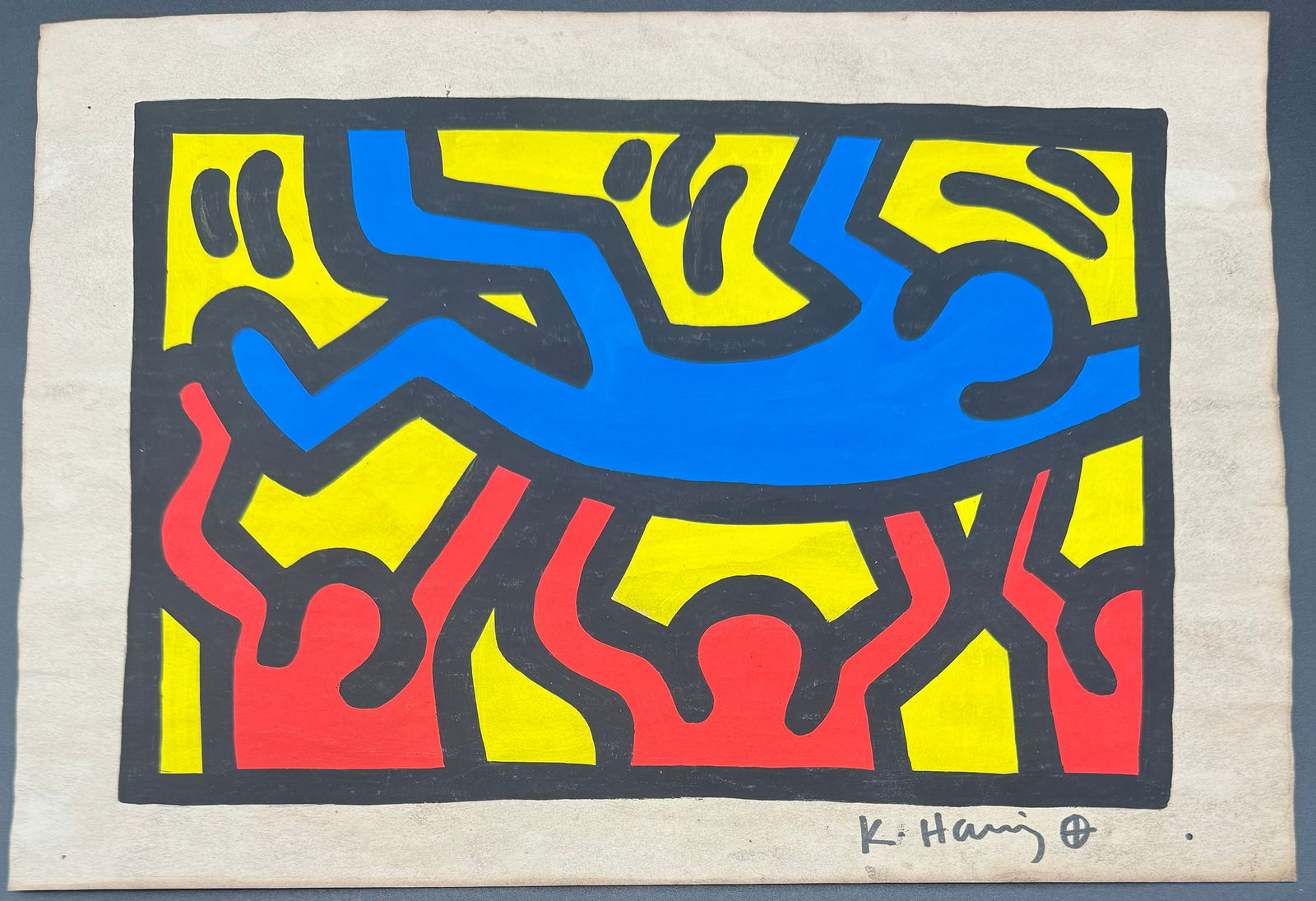 Keith Haring Painting (1 of 3)