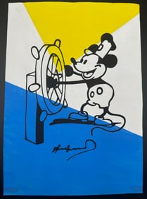 Andy Warhol Mickey Mouse Painting