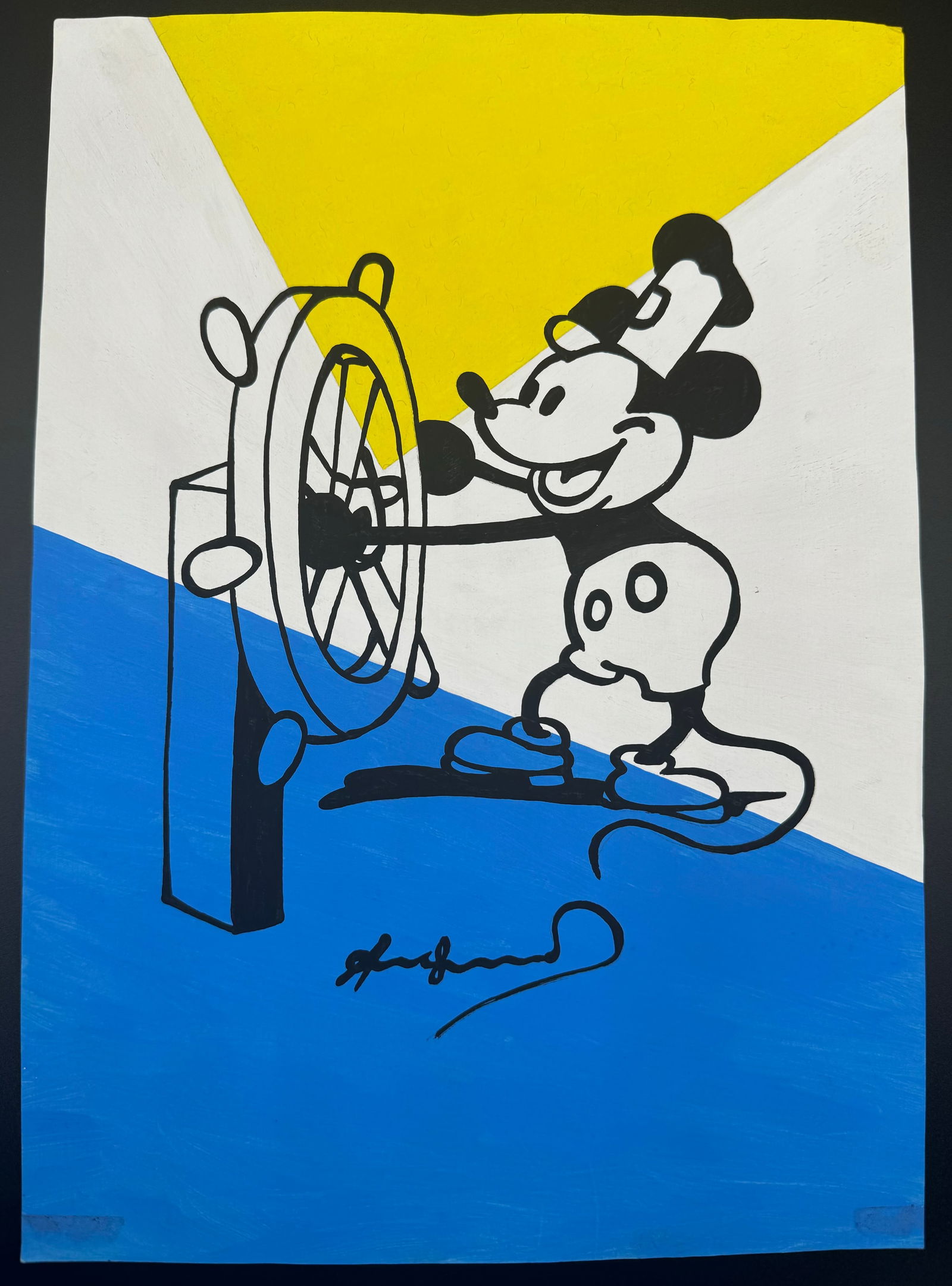 Andy Warhol Mickey Mouse Painting (1 of 3)