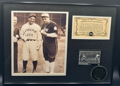 1927 Babe Ruth Photo With COA