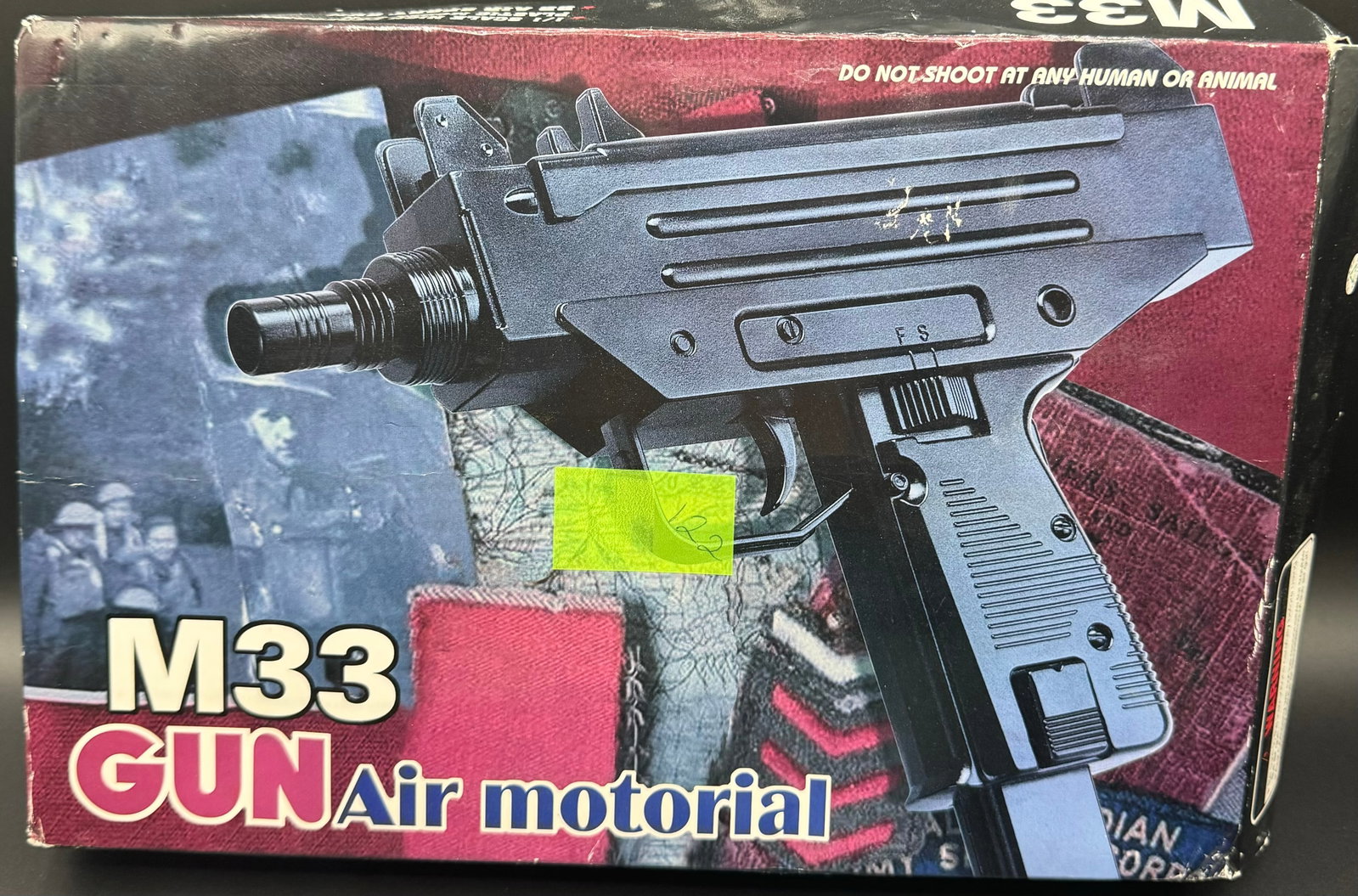 New BB Air Gun: M33 Gun Air Motorial BB Gun . New , box is not in great condition.